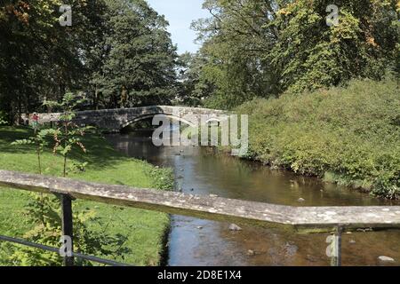 Linton in Craven, Nr Grassington in the Yorkshire Dales, UK Stock Photo