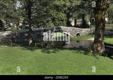 Linton in Craven, Nr Grassington in the Yorkshire Dales, UK Stock Photo