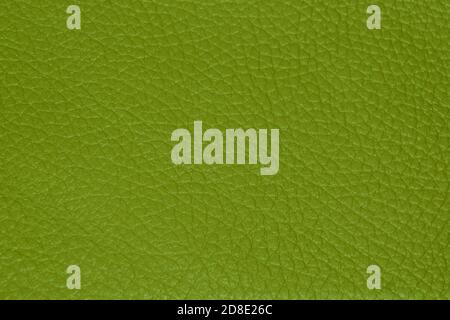 green chartrese textured Leather realistic background Stock Photo