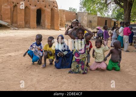 Portrait of a young naked boy in Segou, Mali, West Africa Stock Photo ...