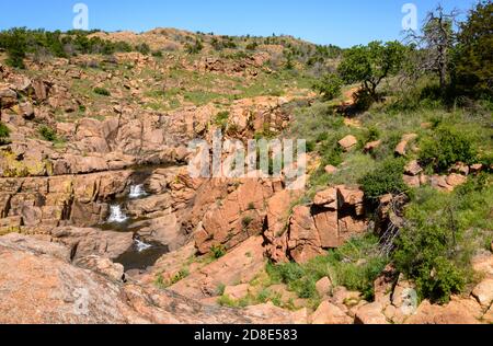 Wichita Mountains National Wildlife Refuge Stock Photo