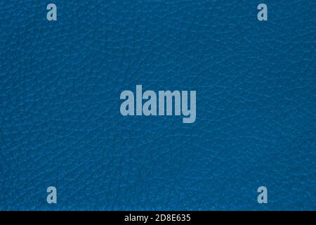 electric blue eco-friendly Leather. letherette texture background Stock Photo