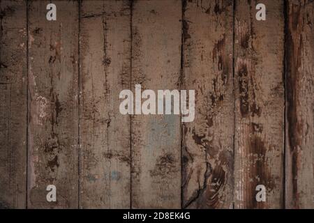 Old beige brown wooden wall texture background Stock Photo