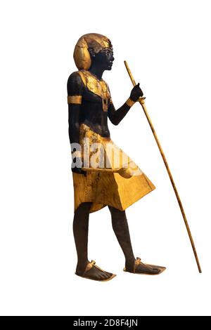 egyptian celestial boatman figure Stock Photo