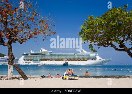 Turtle Beach, Ocho Rios, St. Ann's Parish, Jamaica, Caribbean Stock Photo