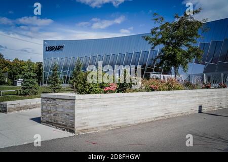 vaughan civic centre resource library modern architecture near toronto canada Stock Photo