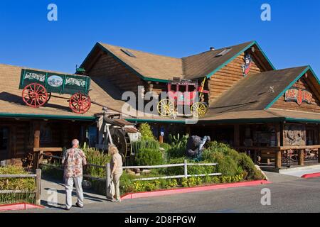 AJ Spurs Western Style Restaurant, Buellton, Santa Barbara County, Central California, USA Stock Photo