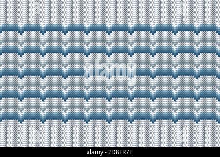 Christmas and Winter holiday knitting pattern for plaid, sweater design. Stock Vector