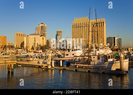 Tuna Harbor, San Diego, California, USA Stock Photo