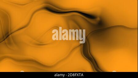 Abstract colorful wavy background. Colorful Paint Ink Liquid. Orange color abstract liquid wave. abstract background over 4k resolution. Stock Photo