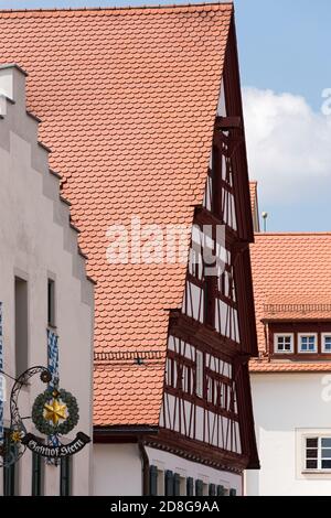 Beilngries, Hauptstrasse, Gaststaetten, Millip Stock Photo - Alamy