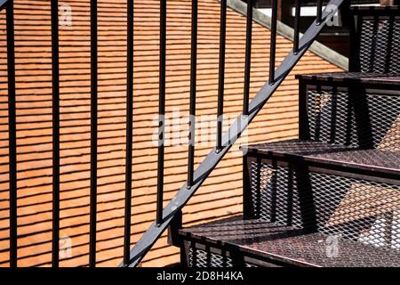 Stairwell in a modern building, stock photo Stock Photo