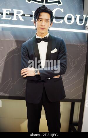 Chinese actor Jing Boran attends the global grand opening ceremony of ...