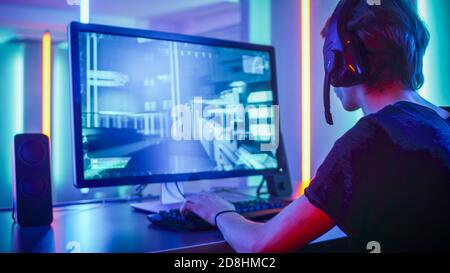 Esports, Competition, Gaming, Multiplayer, Live Streaming. Two Boys Playing  Online Video Game on Playstation. Two Editorial Photography - Image of  monitor, battle: 202411757