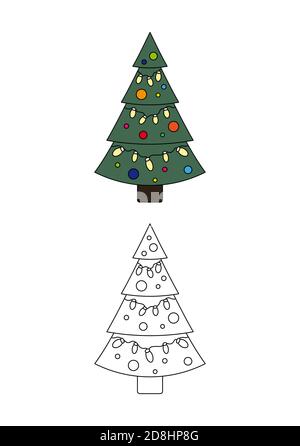 Christmas Tree Drawing In 6 Steps For Beginners