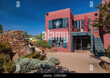 Sedona, OCT 22, 2020 - Sunny view of the cityscape Stock Photo