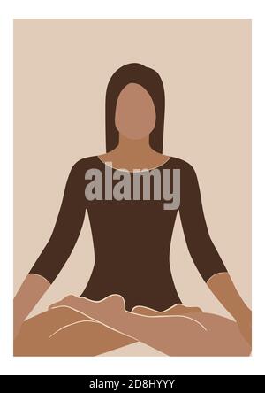 90,416 Woman Sitting In Yoga Position Images, Stock Photos, 3D objects, &  Vectors