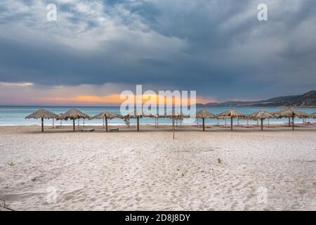 Traditional village of Paleochora, Crete, Greece. Stock Photo