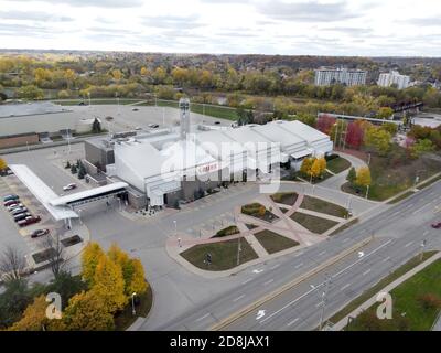24th of October 2020 - Brantford Ontario Canada - Elements Casino Brantford Aerial. 40 Icomm Dr. Luke Durda/Alamy Stock Photo