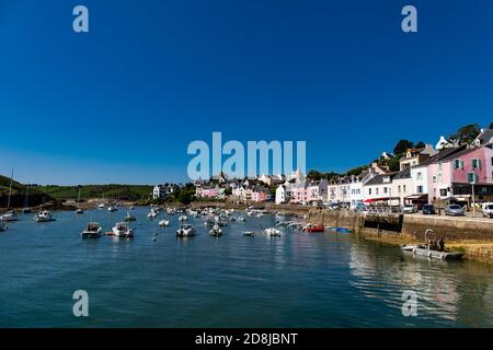 Sauzon, Belle-Ile-en-Mer Island, Brittany, France Stock Photo