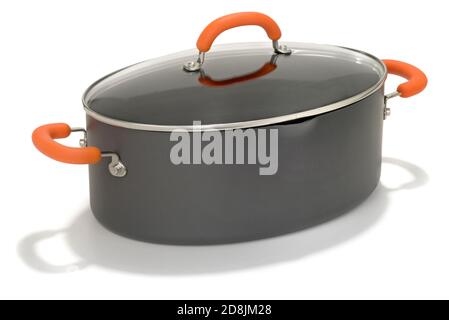 https://l450v.alamy.com/450v/2d8jm28/oval-shaped-non-stick-pasta-pot-with-orange-handles-photographed-on-a-white-background-2d8jm28.jpg