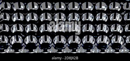detail of a plastic display stand creates an industrial textured background Stock Photo