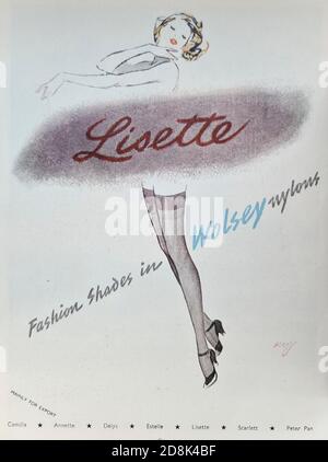 Vintage Advertisement - Lisette Stock Photo