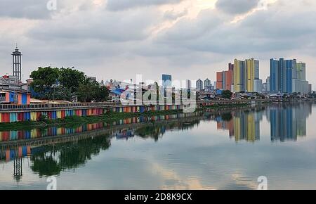 Danau Sunter Lake, Jakarta City, Indonesia Stock Photo