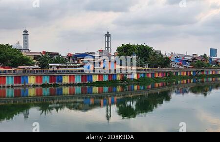 Danau Sunter Lake, Jakarta City, Indonesia Stock Photo