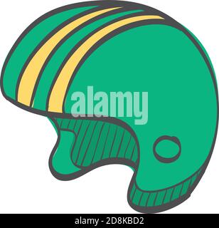 Motorcycle helmet head injury protection icon, stock illustration Stock ...