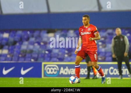 Birmingham, UK. 30th Oct, 2020. Andy Rinomhota of Reading during the Sky Bet Championship match between Coventry City and Reading at St Andrews, Birmingham, England on 30 October 2020. Photo by Nick Browning/PRiME Media Images. Credit: PRiME Media Images/Alamy Live News Stock Photo