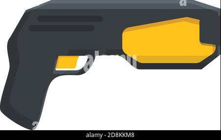 Taser stun defense icon. Cartoon of taser stun defense vector icon for