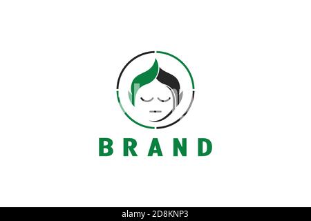 Healthy Lifestyle Meditation Logo Stock Vector