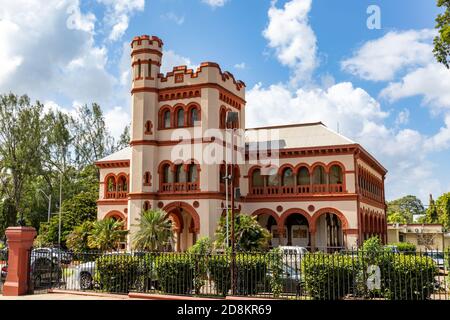 08 JAN 2020 - Port of Spain, Trinidad and Tobago - The magnificent seven houses : Archbishop's House Stock Photo