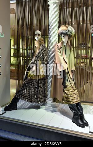 A TRENDY SHOWCASE OF MAXMARA FASHION BOUTIQUE IN CONDOTTI STREET Stock ...