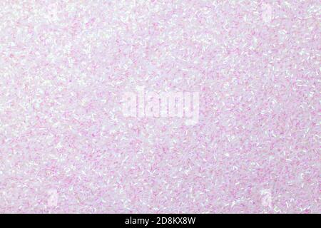 Holographic bright white glitter real texture background. Stock Photo