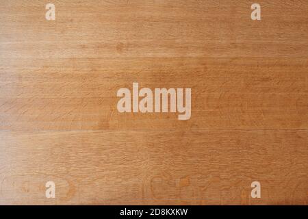 Wooden board of a rustic table view in close up from top Stock Photo