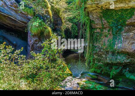 Italy Veneto Grotte del Caglieron Stock Photo