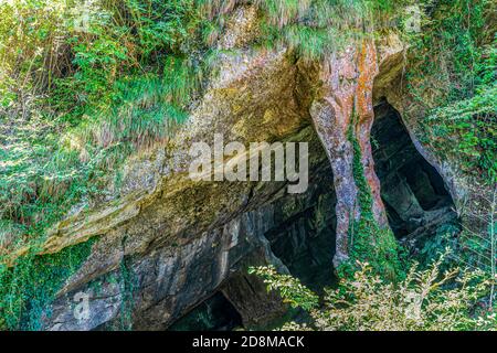 Italy Veneto Grotte del Caglieron Stock Photo