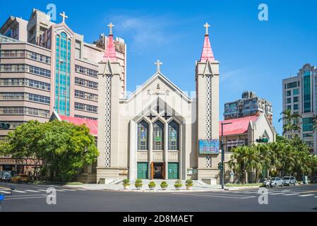 October 15, 2020: Cathedral of the Immaculate Heart of Mary, aka the Sacred Heart Cathedral of Our Lady or North Church, located in hsinchu city, taiw Stock Photo