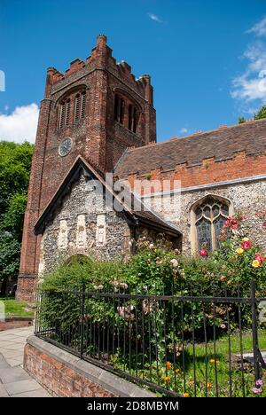 The Parish Church of Saint Mary at the Elms in Ipswich, Suffolk, UK Stock Photo