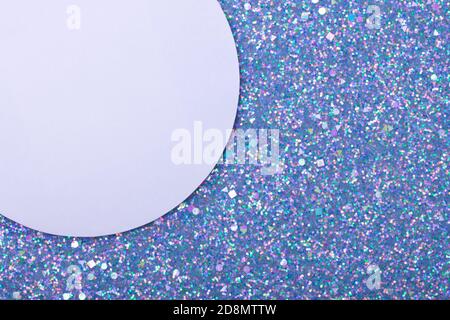 Holographic bright light blue glitter real texture background Stock Photo -  Alamy