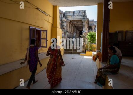 Dabhoi, The town, and its surroundings were under Chavda and later under Chaulukya rulers who built a few buildings and temples in the ninth century. Stock Photo