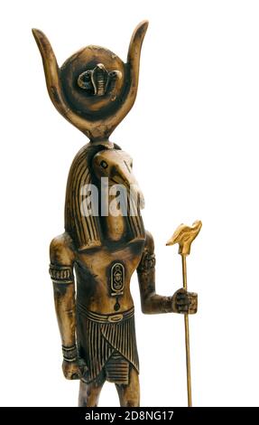 Egyptian Statue, isolated on white background Stock Photo