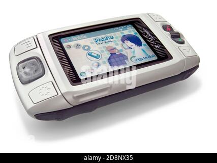 sidekick handset by t-mobile photographed on a white background Stock ...
