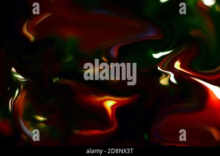 Colorful and contrast abstract background. Imitation of marble stone or liquids, digital fluid art design Stock Photo