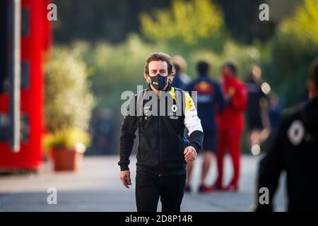 Imola, Italy. 31st October, 2020. ALONSO Fernando, Former F1 Driver and Ambassador of McLaren F1, portrait during the Formula 1 Emirates Gran Premio Dell'emilia Romagna 2020, Emilia Romagna Grand Prix, from October 31 to November 1, 2020 on the Autodromo Internazionale Enzo e Dino Ferrari, in Imola, Italy - Photo Antonin Vincent / DPPI Credit: LM/DPPI/Antonin Vincent/Alamy Live News Stock Photo