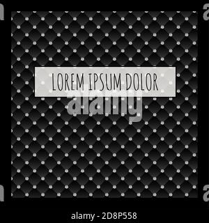 Abstract Luxury Pattern with Frame and Sample Text. Vector Illustration EPS10 Stock Vector