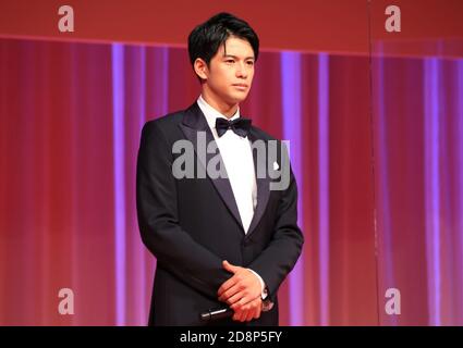 Tokyo, Japan. 31st Oct, 2020. Myanmarese actor Morisaki Win attends the opening ceremony of the Tokyo International Film Festival (TIFF) in Tokyo on Saturday, October 31, 2020. The TIFF will be held from October 31 through November 9. Credit: Yoshio Tsunoda/AFLO/Alamy Live News Stock Photo