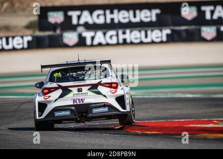 96 Azcona Mikel (esp), Zengo Motorsport, Cupra Leon Competicion TCR, action during the 2020 FIA WTCR Race of Spain, 5th round of the 2020 FIA World  C Stock Photo